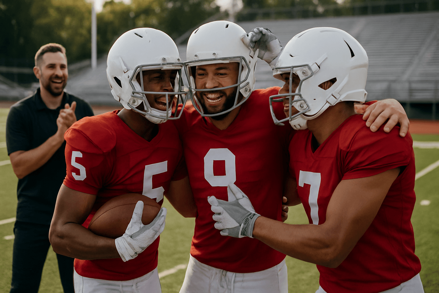 Team celebrating victory - Sports Competition